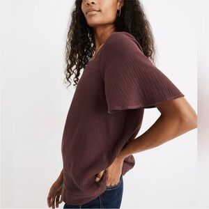 Madewell Harlow Lightspun Squareneck Top